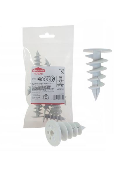 Kołek do styropianu 50mm, ślimak (opa) WK-DS050
