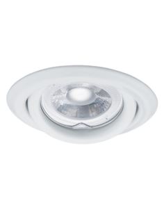 Oprawa punktowa ARGUS CT-2115-W biała regulowana