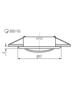 Oprawa punktowa ARGUS CT-2115-W biała regulowana 2