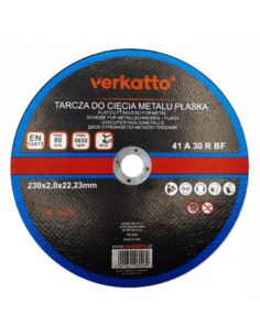 Tarcze do metalu 230x2.0 mm VR-6006 Verkatto