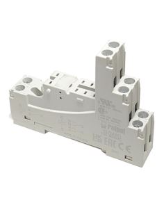 Gniazdo do przekaźnika GZM80 szare na szynę