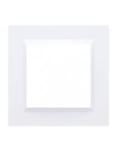 Simon10 Ramka pojedyńcza biała