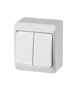 HERMES Łącznik świecznikowy10A IP44 biały ŁNT-5