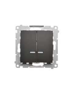 Simon54 Łącznik świecznikowy z podśw.LED biały