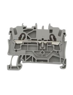 Złączka szynowa 2-przewod. 2,5mm szara 2002-1201