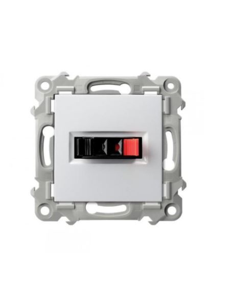 Szafir Gniazdo głośnikowe poj. GG-1Z/m/00 białe