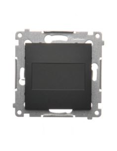 Simon54 Zaślepka ramki czarny mat