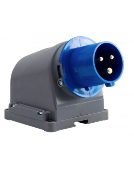Wtyk przemysłowy stały odbiornikowy 16A 3p IP44