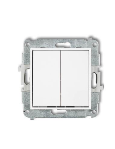 Mini mechanizm łącznika świecznikowego biały MWP-2