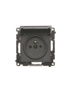 Simon55 Gniazdo wtycz. do wer. IP44 bez u. cz. mat