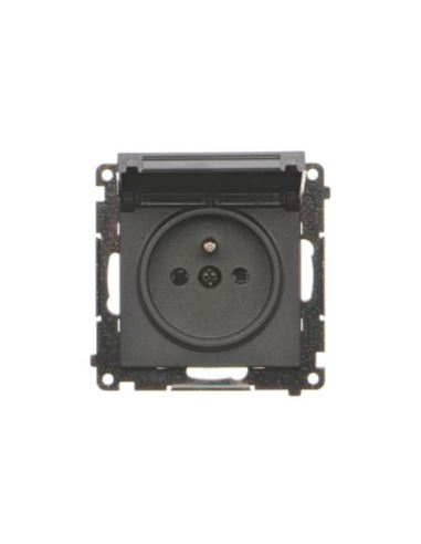 Simon55 Gniazdo wtycz. do wer. IP44 bez u. cz. mat