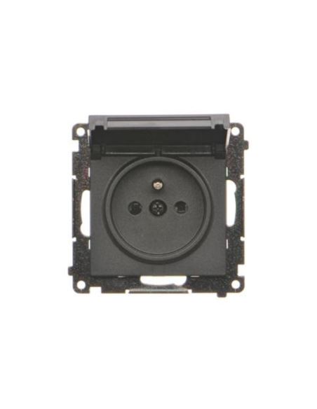 Simon55 Gniazdo wtycz. do wer. IP44 bez u. cz. mat