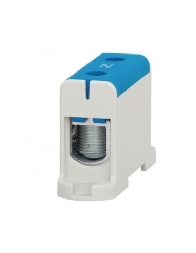 Złączka LZ 35mm2-150mm2 niebieska na szynę TH35