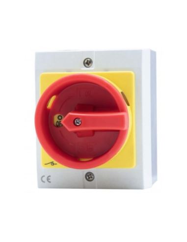 Wyłącznik WS-20 0/1 20A 3P IP65 w obudowie