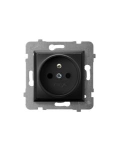 ARIA Gniazdo pojedyncze z/u czarny metalik