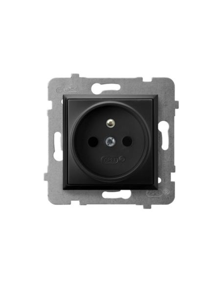 ARIA Gniazdo pojedyncze z/u czarny metalik