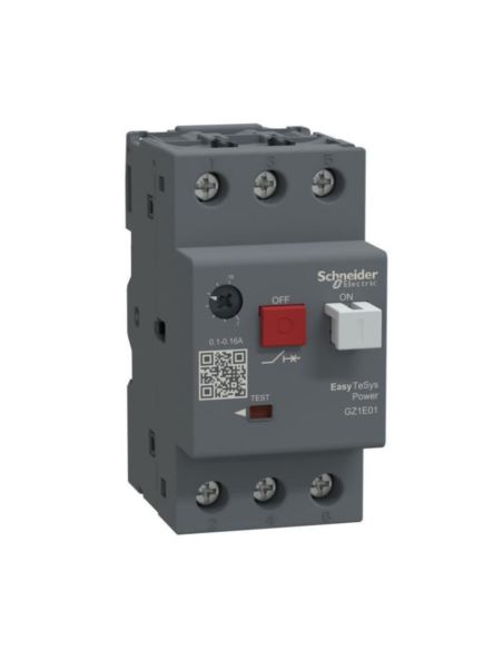 Wyłacznik silnikowy GZ1E01 0,1-0,16A 3P 0,03kW