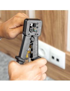 Zaciskarka wtyków przelotowych LAN RJ45 2