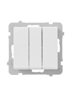 SONATA Łącznik potrójny  biały