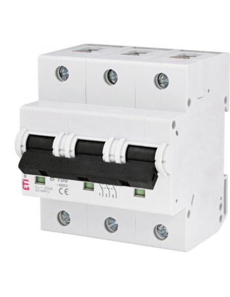 Wyłącznik nadprądowy ETIMAT10 3P B 100A 10kA AC