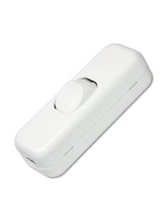 Wyłącznik kołyskowy/suwakowy na kabel biały