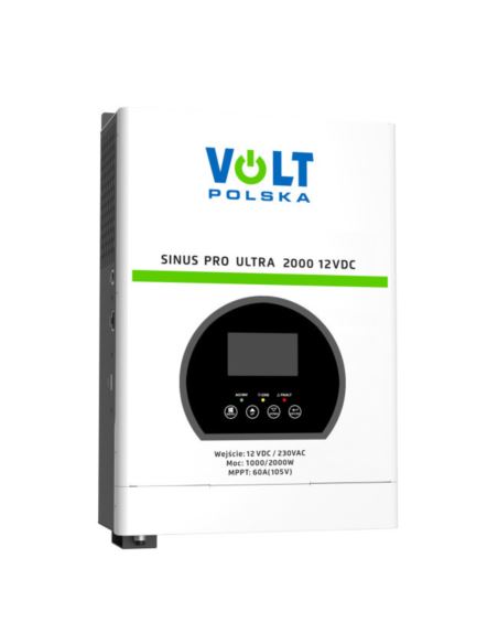 Inwerter solarn VOLT SINUS PRO ULTRA 2000 12/230V