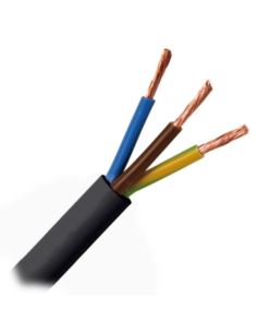 Przewód OMY 3x1,5 żo 300V czarny