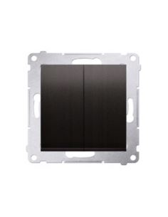 Simon54 Łącznik świecznikowy antracyt podwójny