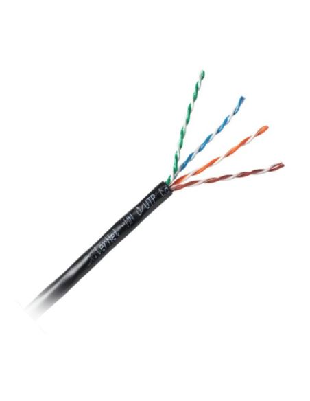 Przewód LAN UTP Emiter Net zewn. żel. kat.5e drut