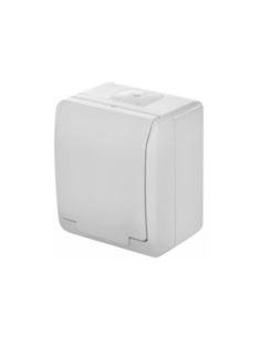 HERMES Gniazdo GNT 0321-02 pojed. 16A IP44 białe