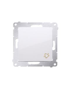 Simon54 Przycisk dzwonek biały