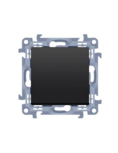 Simon10 przycisk poj. zwierny bez pikt. 10AX czarn