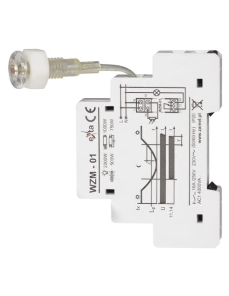 Wyłącznik zmierzchowy WZM-01/S1 230VAC