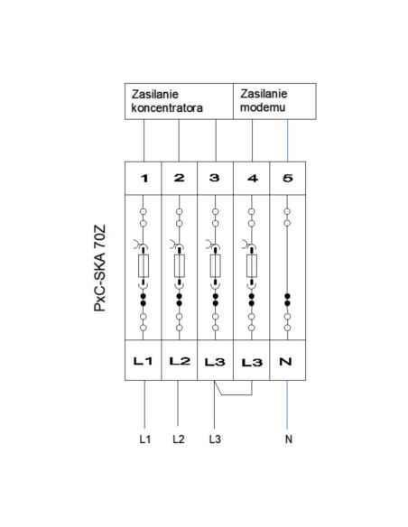 Listwa kontrolno-pomiarowa PXC-SKA 70 Z