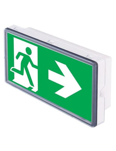 Oprawa ewakuacyjna VELLA LED ECO 125 A 1H biała