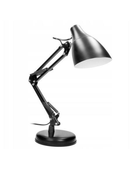 DIAN lampka biurkowa 60W stalowa, czarna